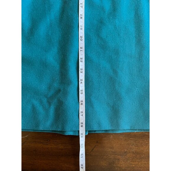 Vintage Pendleton Blue Wool Midi Lined Pencil Skirt14 Business Office - Picture 9 of 10